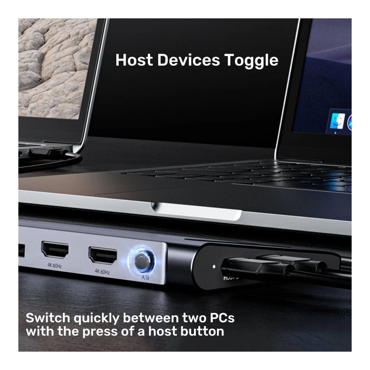 Unitek uHUB15+ USB-C Triple 4K KVM Docking Station D1106AGY01 - Image 9