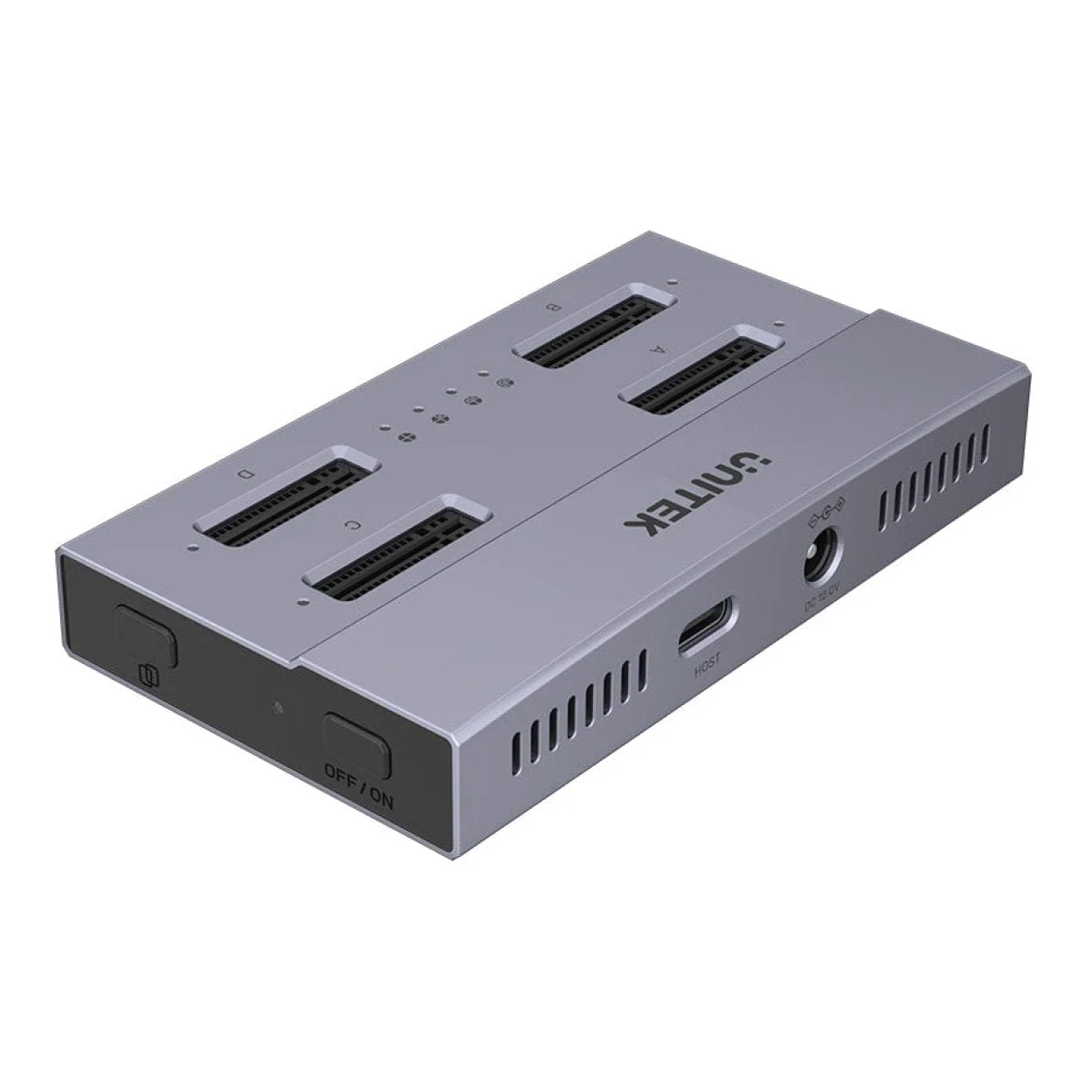 Unitek USB4 4-Bay M.2 SSD Docking Station S1243BGY01-EU - Image 3