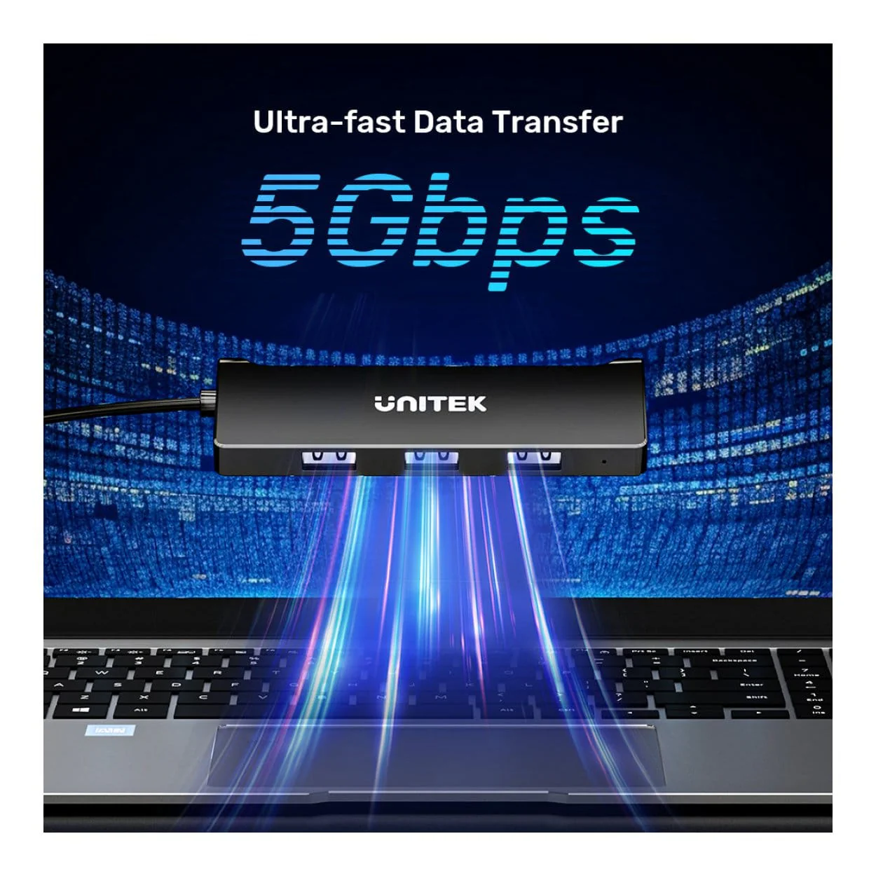 Unitek Y-3145C 4-port USB-A 5Gbps Hub - Image 6