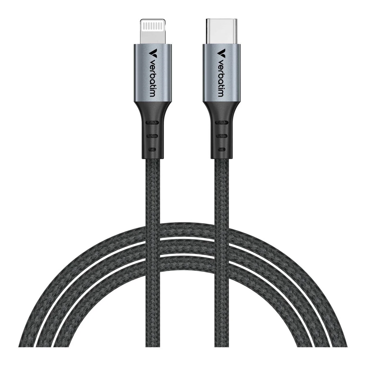 Verbatim 1.2m USB-C to Lightning 60W Cable Black 31844 - Image 2