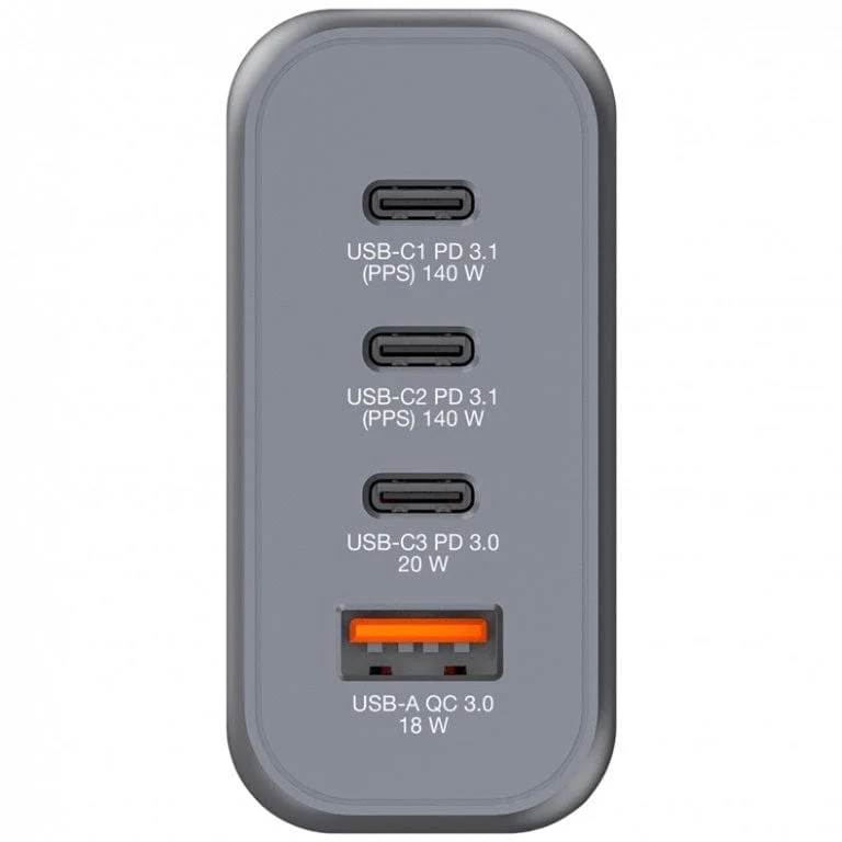 Verbatim 140W 4-in-1 GaN Wall Charger 32203 - Image 5