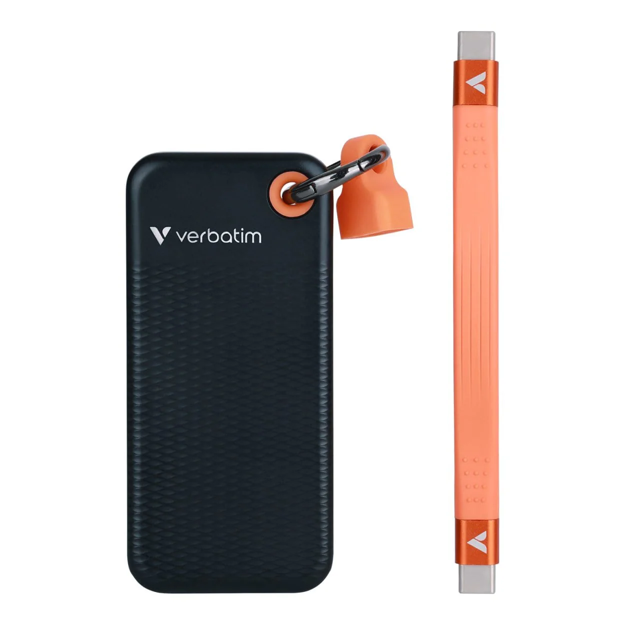 Verbatim 1TB M.2 USB 3.2 External Pocket SSD Black Orange 32193 - Image 3