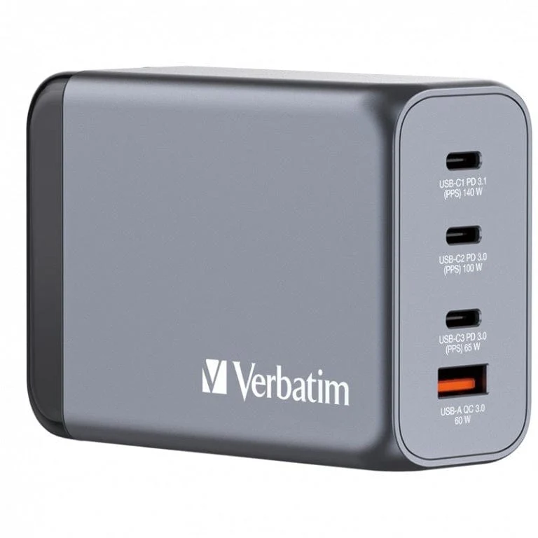 Verbatim 240W 4-in-1 GaN Wall Charger 32205 - Image 4