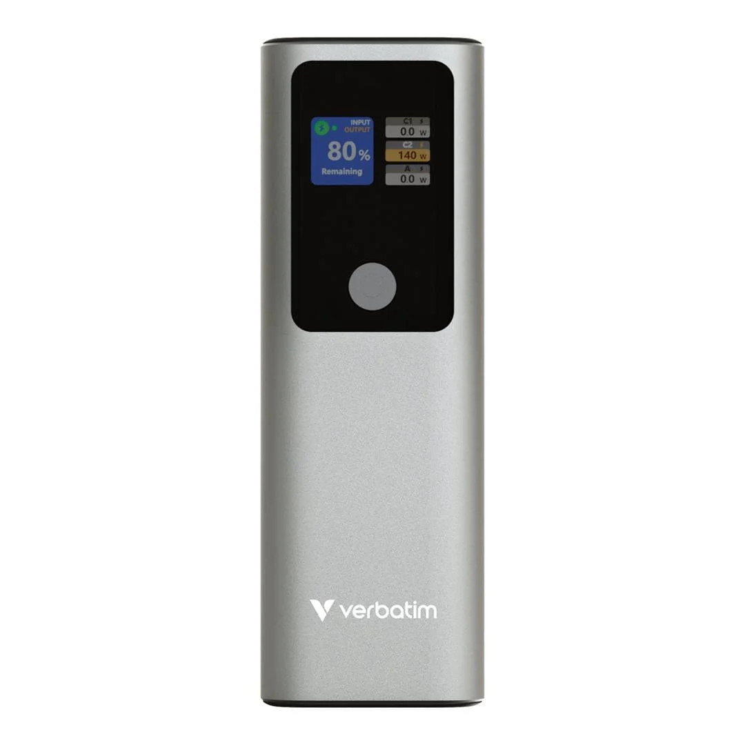 Verbatim Charge n Go 27000mAh 183W Power Bank Grey 32269