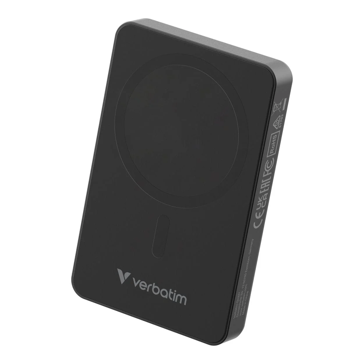 Verbatim Charge n Go Essentials 10000mAh Magnetic Wireless Powerbank Black 32227 - Image 3