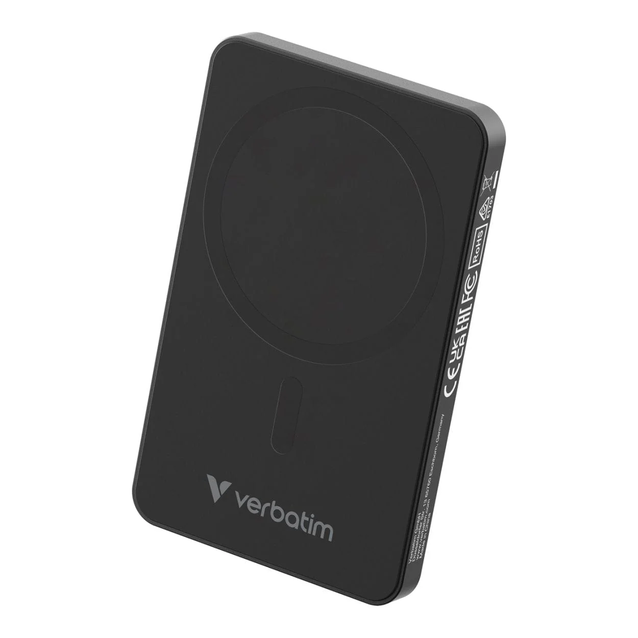 Verbatim Charge n Go Essentials 5000mAh Magnetic Wireless Powerbank Black 32225 - Image 3