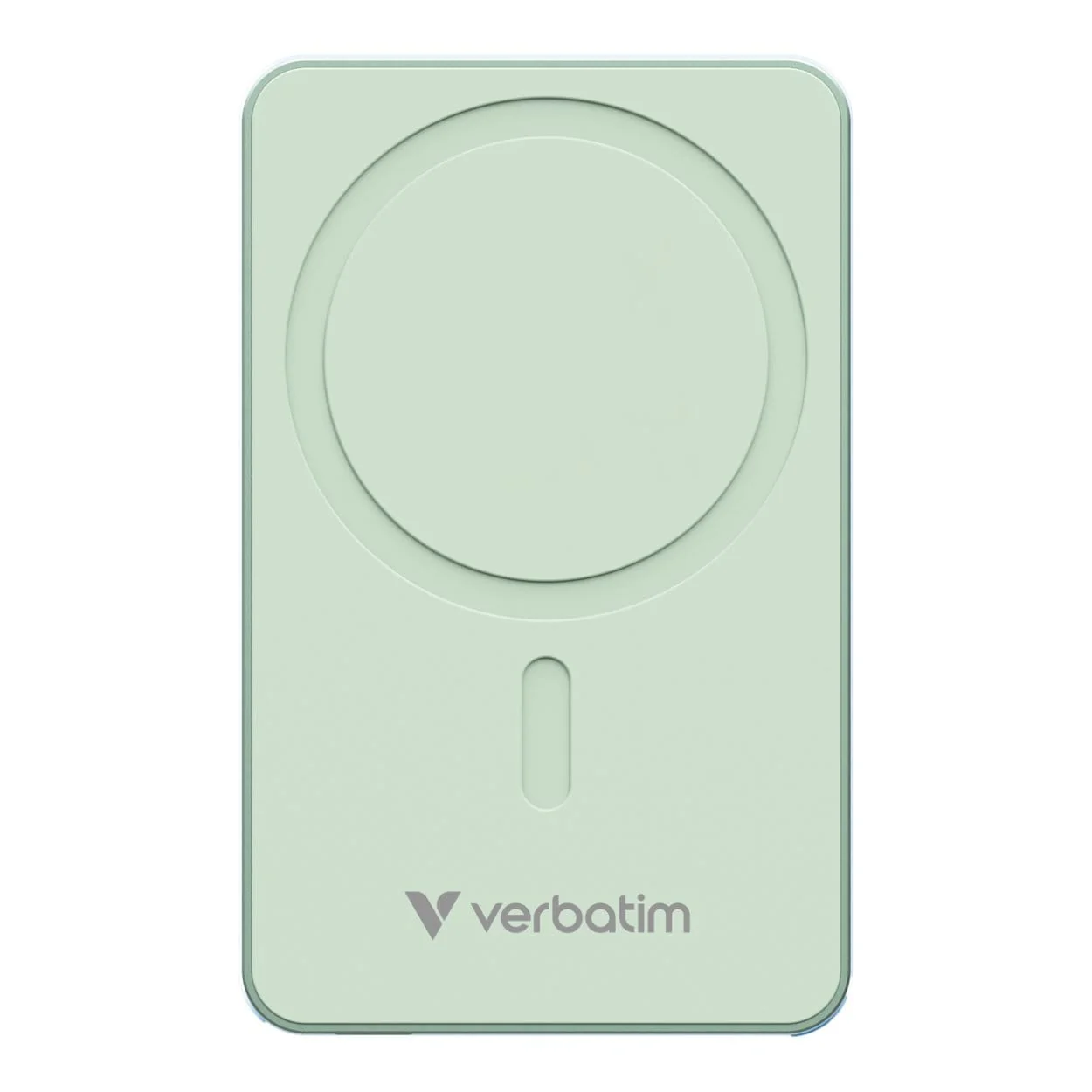 Verbatim Charge n Go Essentials 5000mAh Magnetic Wireless Powerbank Green 32226 - Image 2