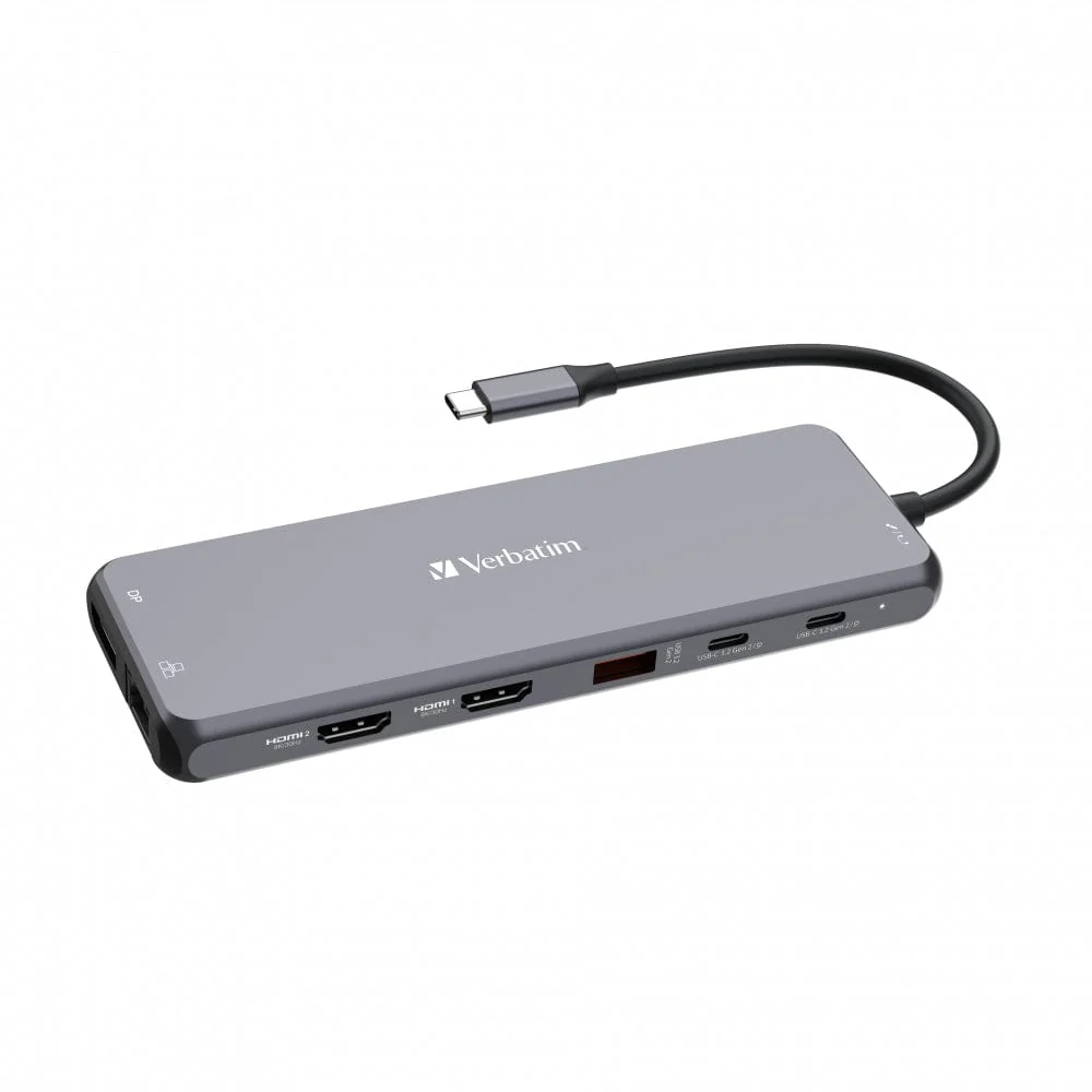 Verbatim CMH-13 13-in-1 Type-C Hub Silver 32153 - Image 2