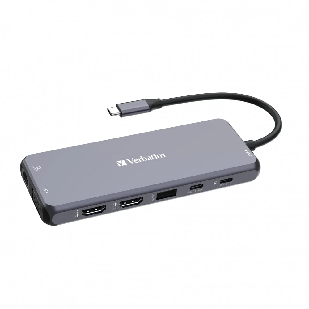 Verbatim CMH-14 14-in-1 Type-C Hub Silver 32154 - Image 2