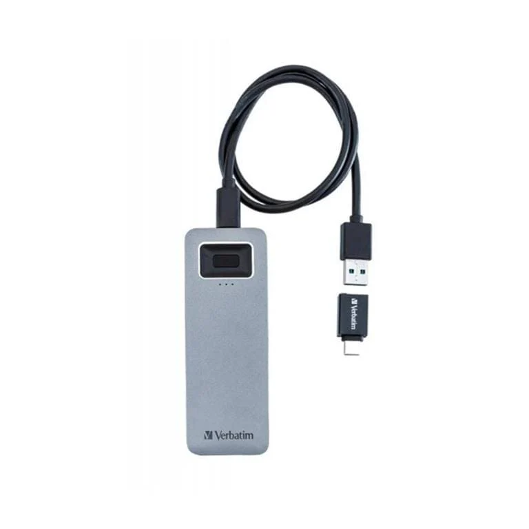 Verbatim Executive Fingerprint Secure 512GB USB-C External SSD 53656 - Image 3