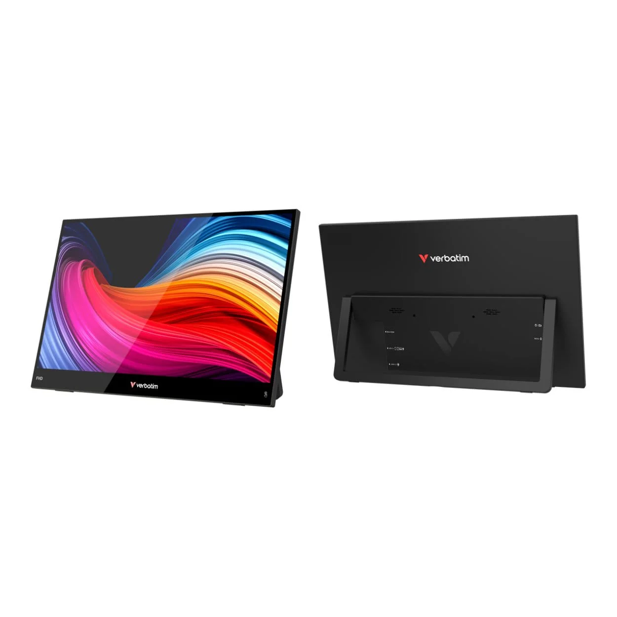 Verbatim Light Series 15.6-inch 1920 x 1080p FHD 16:9 60Hz 10ms LED IPS Portable Touchscreen Monitor 32402 - Image 3