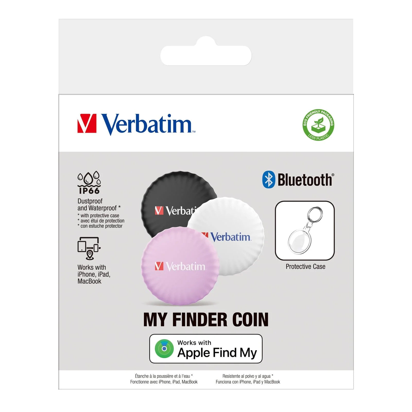 Verbatim My Finder Coin Bluetooth Tracker 3-pack 32135 - Image 2