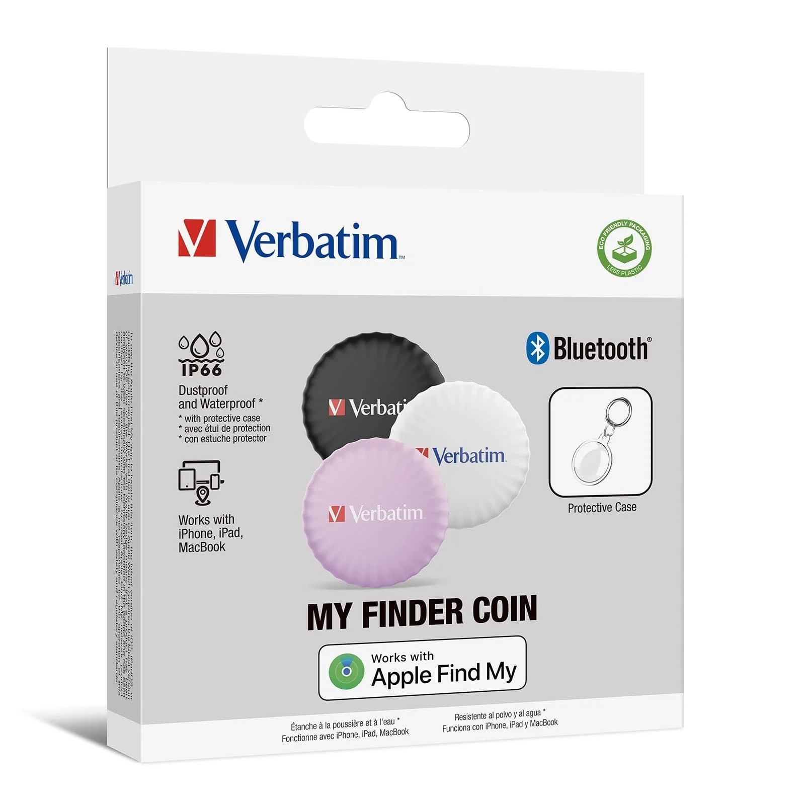 Verbatim My Finder Coin Bluetooth Tracker 3-pack 32135 - Image 4