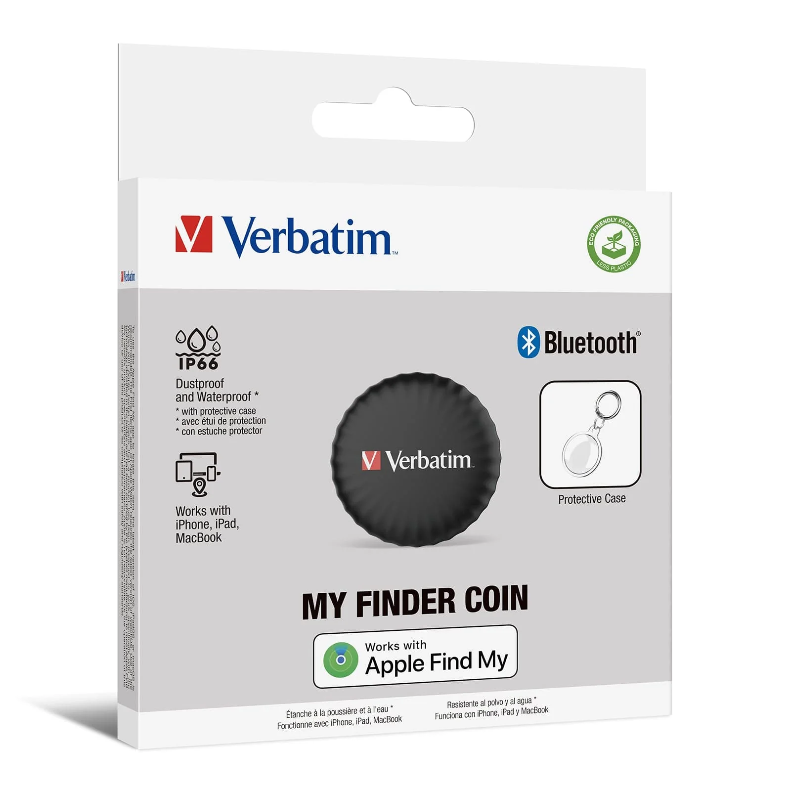 Verbatim My Finder Coin Bluetooth Tracker Black 32133 - Image 2