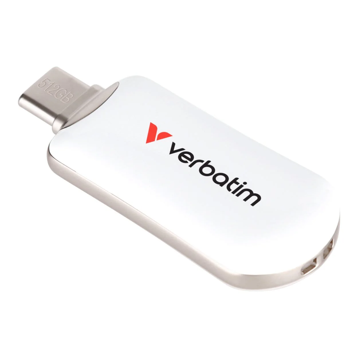 Verbatim Plectra 512GB USB-C Flash Drive - White 30231 - Image 2