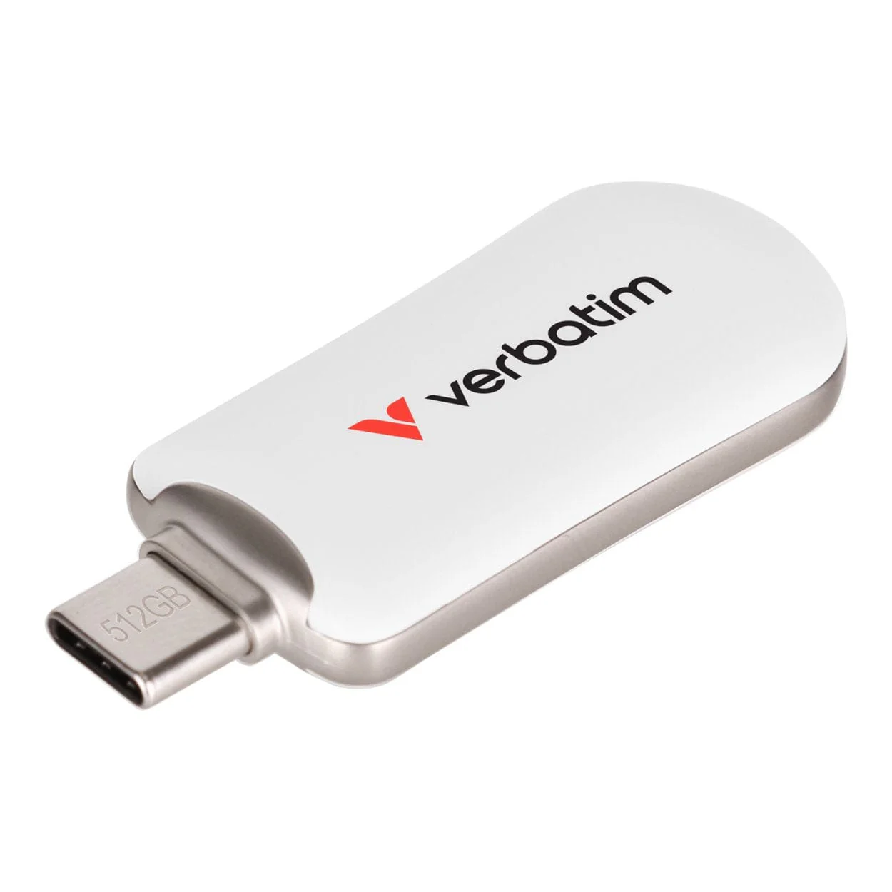 Verbatim Plectra 512GB USB-C Flash Drive - White 30231 - Image 3