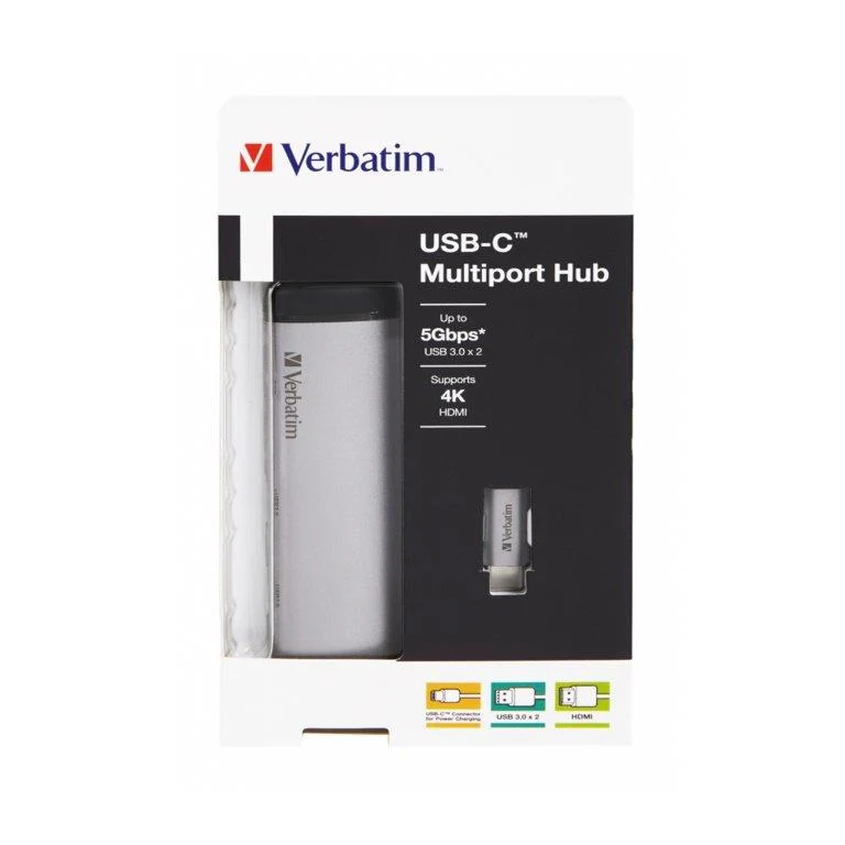 Verbatim USB-C 4-in-1 Multiport Hub 49140