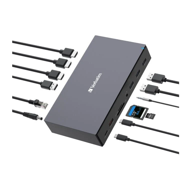 Verbatim USB-C Pro 17-in-1 Docking Station 32172 - Image 3