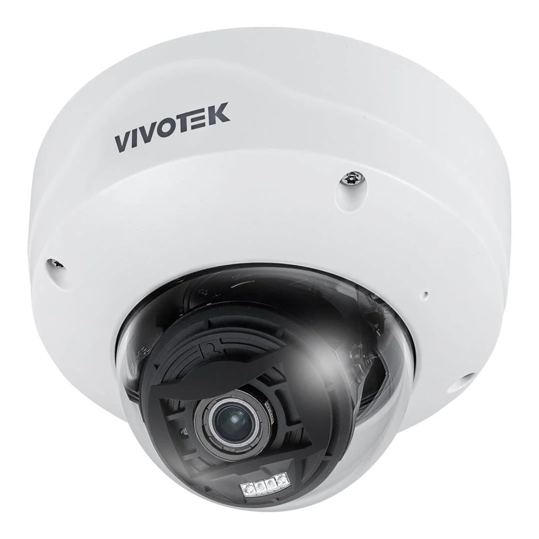 Vivotek 5MP 2.7-13.5mm Motorized Varifocal Indoor Fixed Dome AI Network Camera FD9187-HT-V3