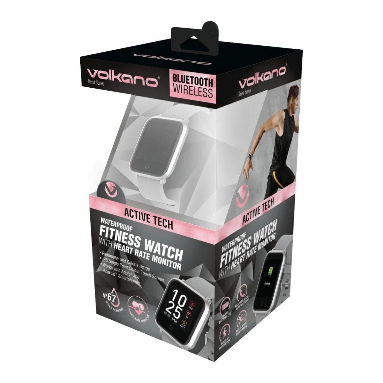 Volkano Active Tech Serene Series Smart Watch - Silver VK-5072-SL(V2) - Image 4