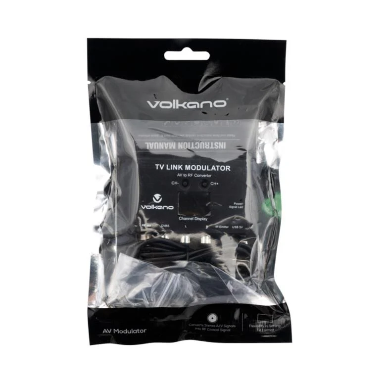 Volkano AV Modulator Black VK-4423-BK