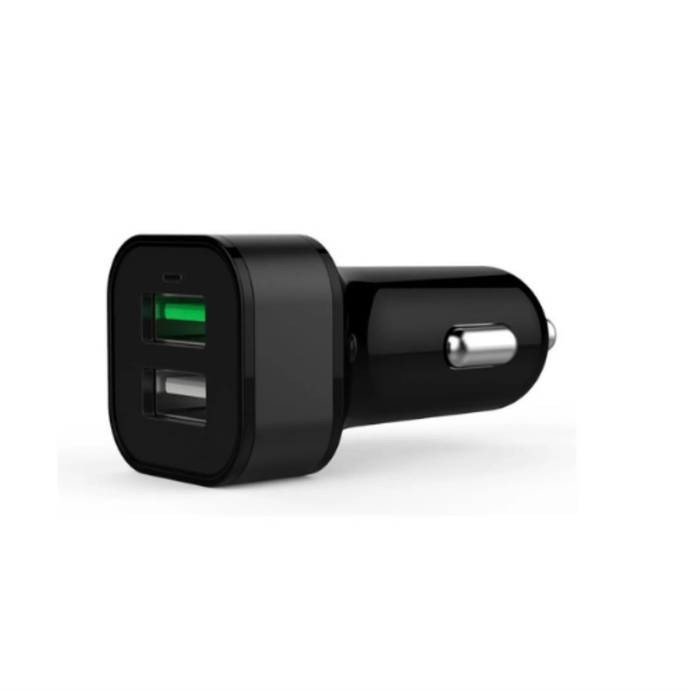 Volkano Boulevard Series 2-port USB Car Charger VK-8013-BK - Image 3