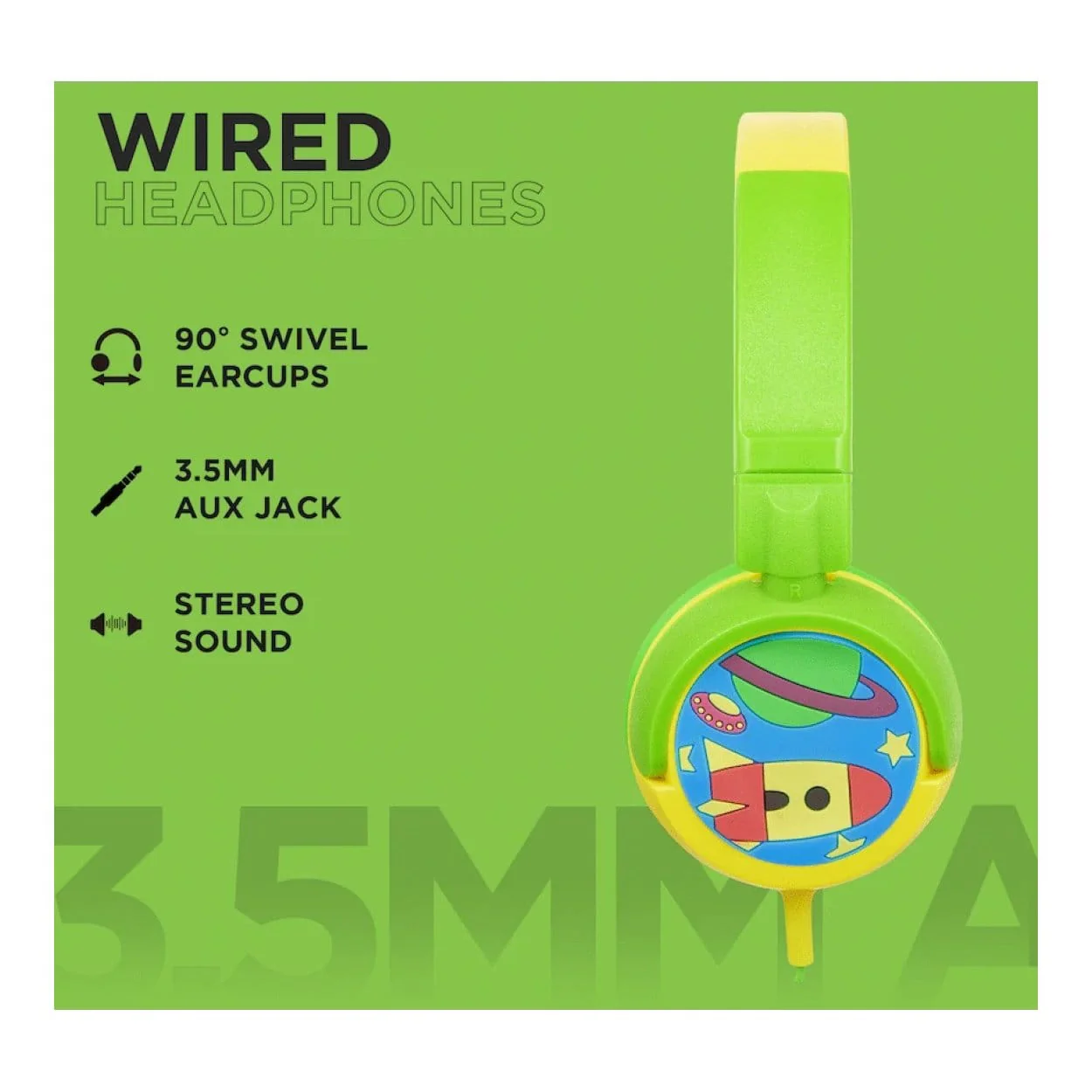 Volkano Boys Junior Explorer Kiddies headphones VK-2000-BS-CF - Image 7