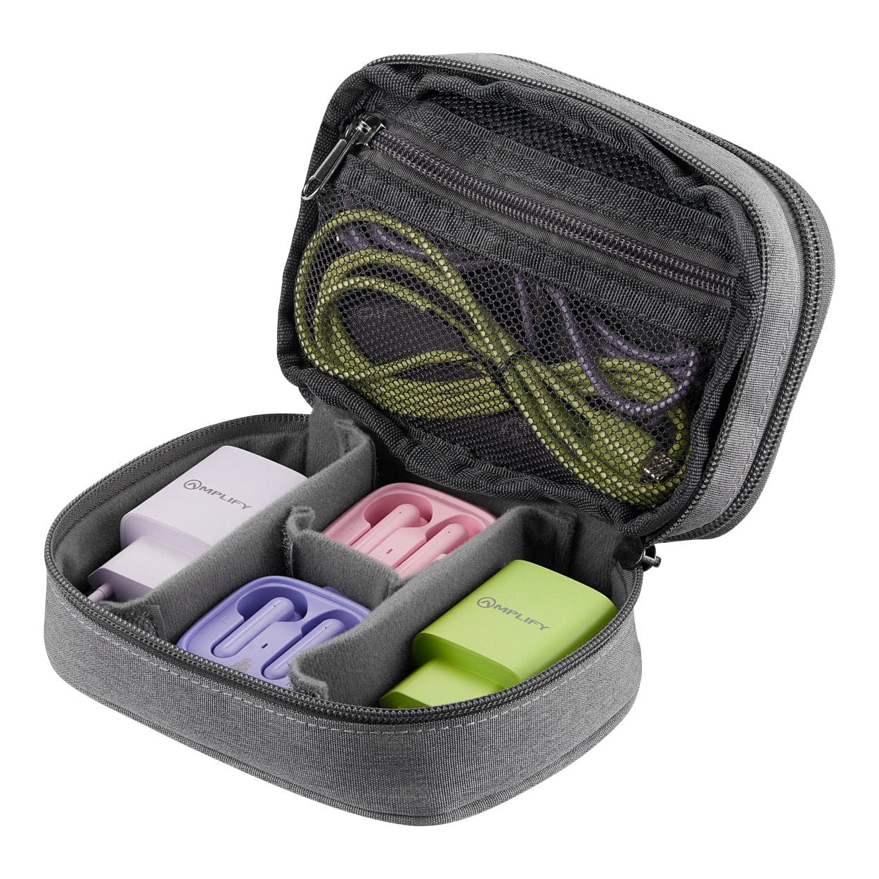Volkano Cable Organiser Medium Grey VK-9302-GR - Image 2