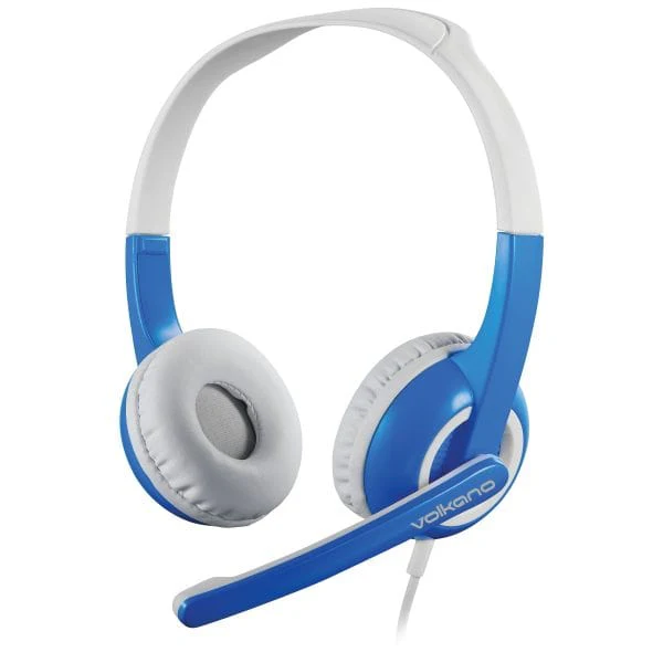 Volkano Chat Junior Series Wired Headset Blue VK-6512-BL - Image 3
