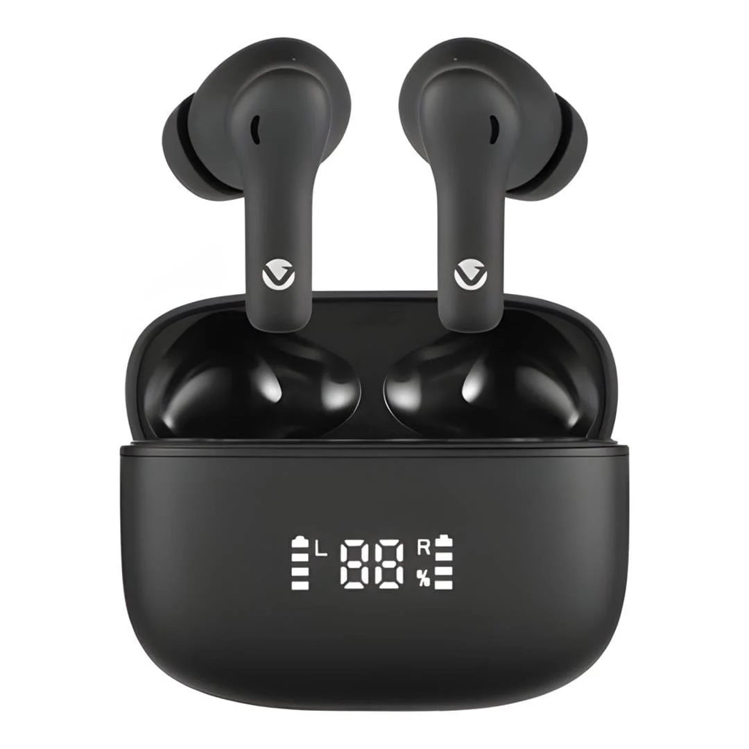 Volkano Cove Series True Wireless Earphone with Charging Case Black VK-1163-BK