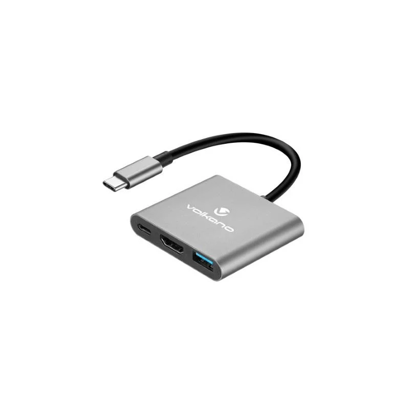 Volkano Expand Series 3-in-1 Type-C Hub VK-20233-BK