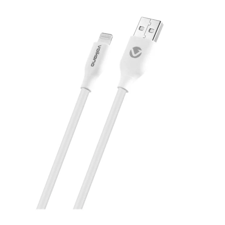 Volkano Flexi Series Type-A to MFI Lightning 27W Cable 1.5m White VK-20269-WT - Image 2