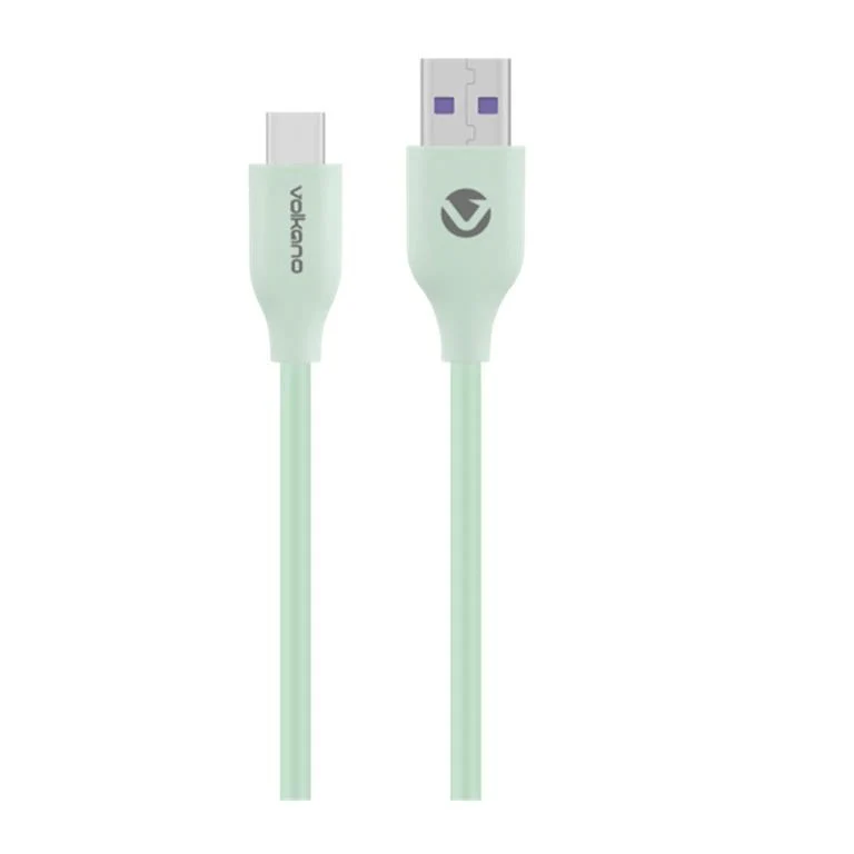 Volkano Flexi Series Type-A to Type-C 30W Cable 1.5m Green VK-20263-GR