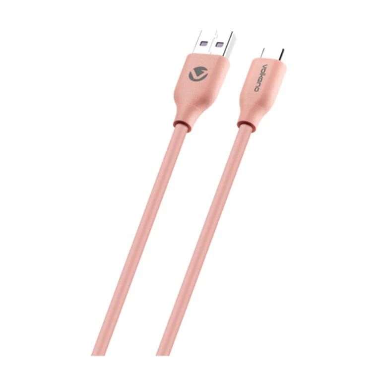 Volkano Flexi Series Type-A to Type-C 30W Cable 1.5m Pink VK-20263-PK - Image 2