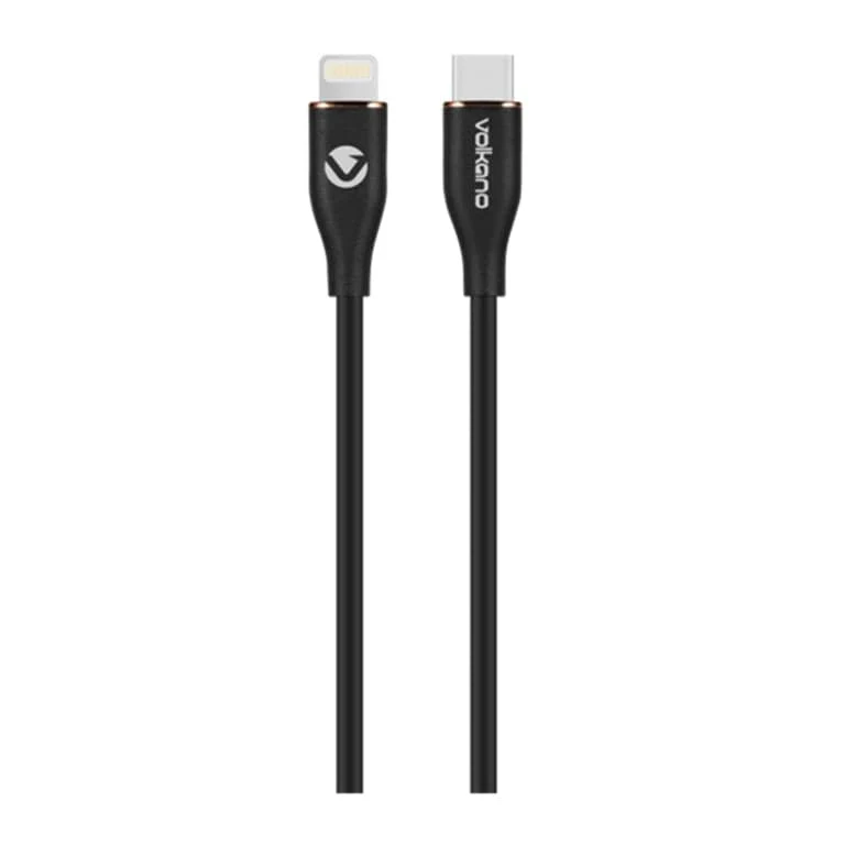 Volkano Flexi Series Type-C to MFI Lightning 27W Cable 2.5m Black VK-20268-BK - Image 2