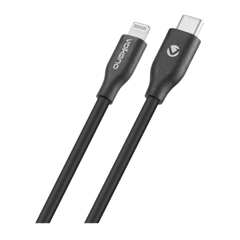 Volkano Flexi Series Type-C to MFI Lightning 27W Cable 2.5m Black VK-20268-BK - Image 3