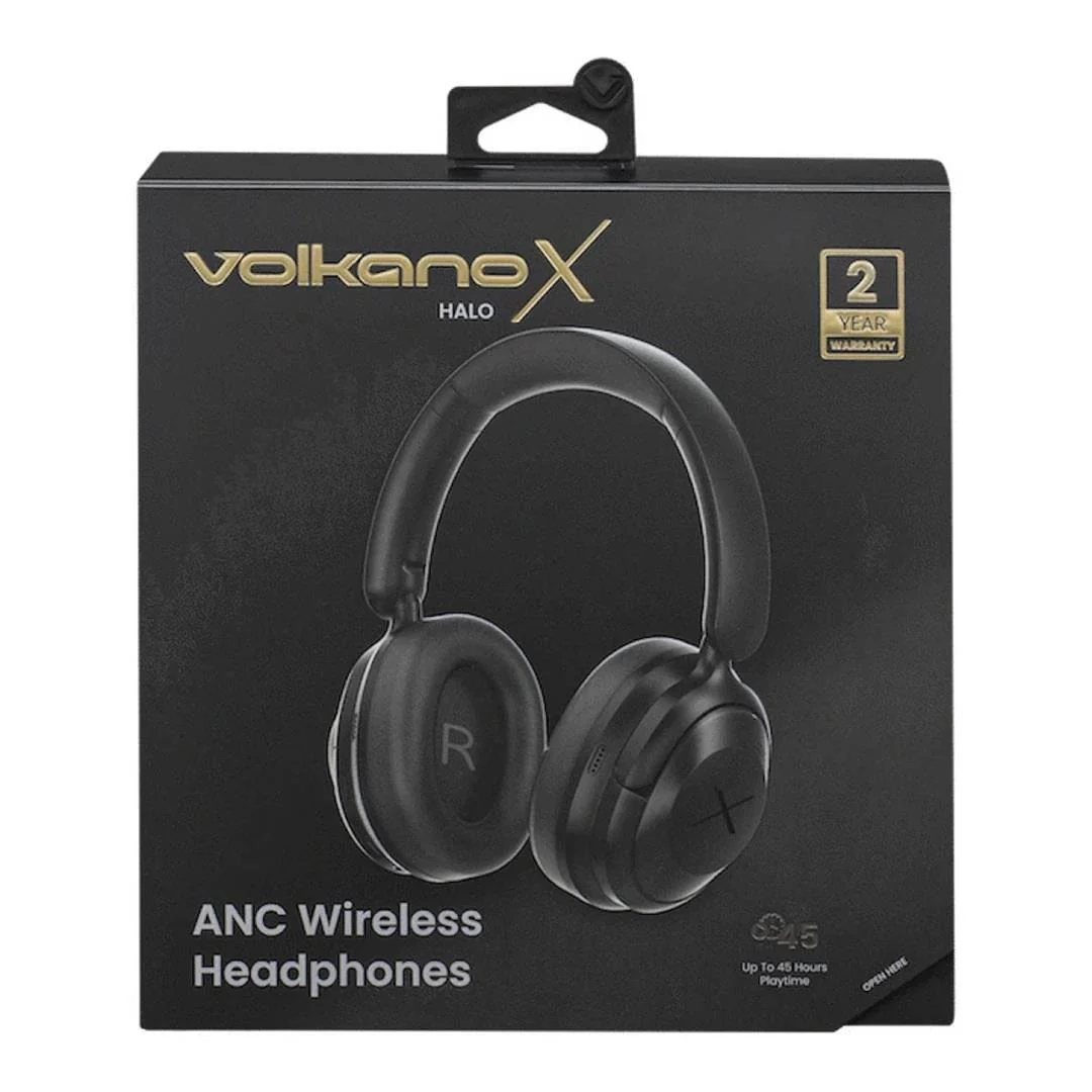 Volkano Halo ANC Bluetooth Headphones Black VKX-2009-BK