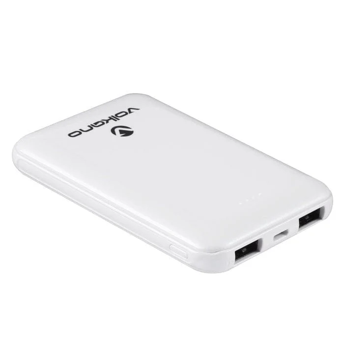 Volkano Nano Series 5000mAh Li-Po Powerbank - White VK-9000-WT - Image 3