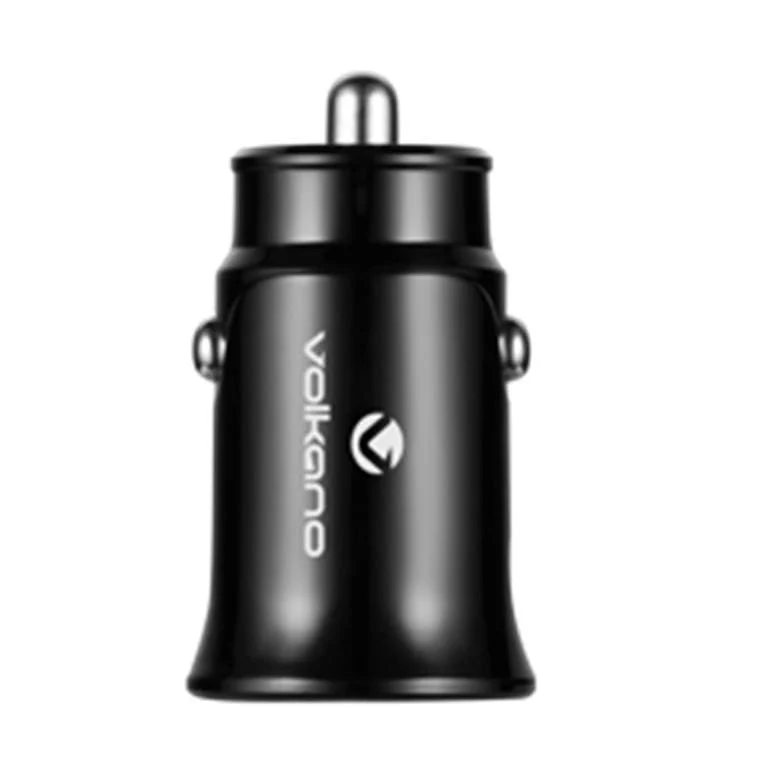Volkano On-The-Go 12W 2-in-1 Car Charger Black VK-PDQ-305-BK - Image 2