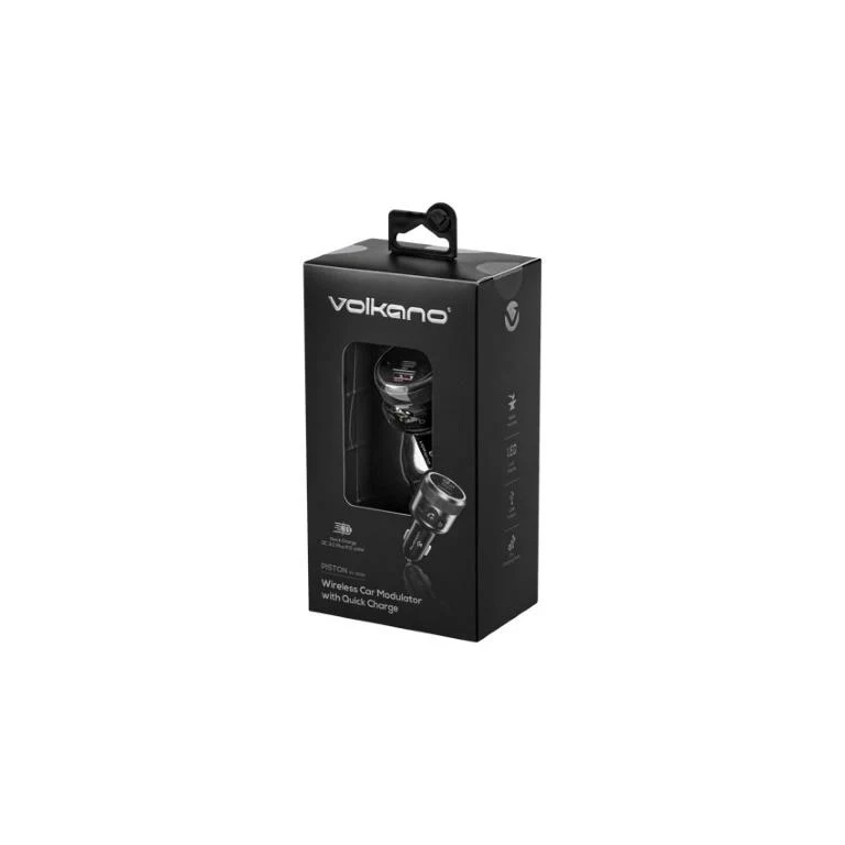 Volkano Piston Series Bluetooth Car Modulator VK-3039-BK(V2)