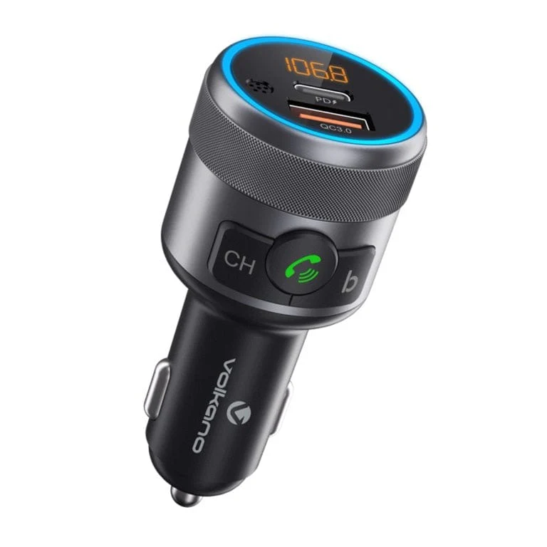 Volkano Piston Series Bluetooth Car Modulator VK-3039-BK(V2) - Image 2