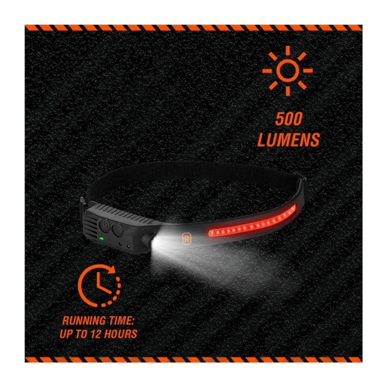 Volkano Rugged 500 Lumens COB Headlamp with Wave Sensor VK-4105-BK - Image 4