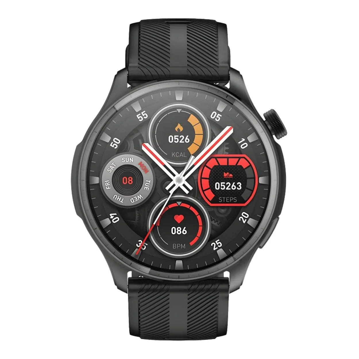 Volkano Strive Series Smart Watch Black VK-5037-BK - Image 2