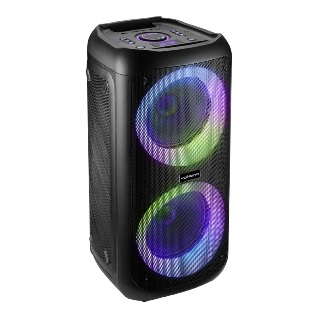 Volkano Summit Series Dual 8-inch Trolley Party Speaker - Black VK-3901-D8 - Image 3