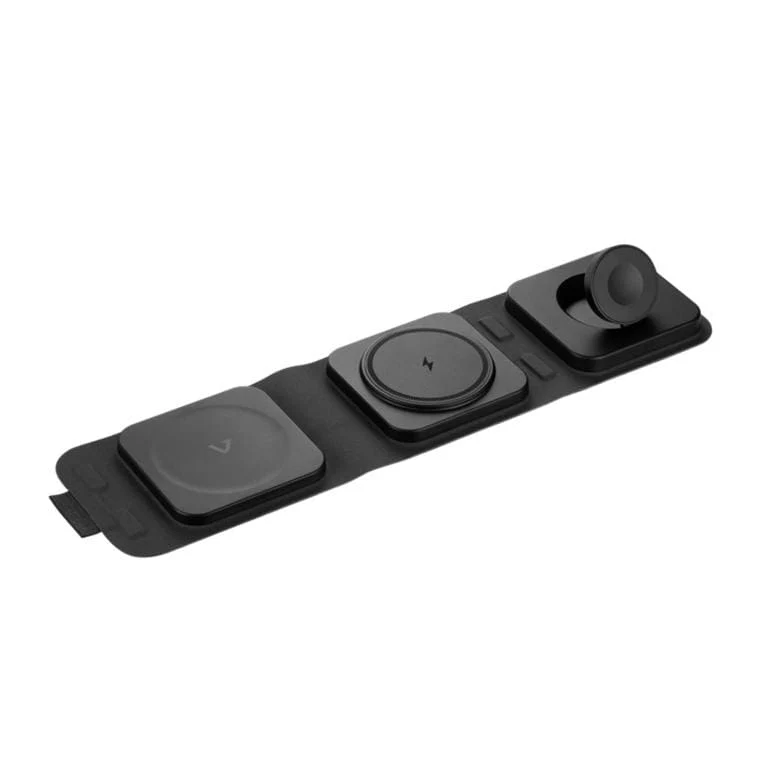 Volkano Triplex Series 3-in-1 Wireless Travel Charger VK-8400-BK(V2) - Image 4