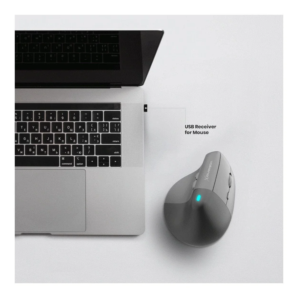 Volkano X Ergo Bluetooth Wireless Mouse VK-20301-BK - Image 7
