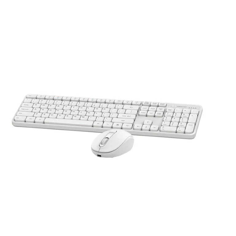 VolkanoX Garnet Series Wireless Keyboard and Mouse Combo White VKX-20008-WT - Image 3