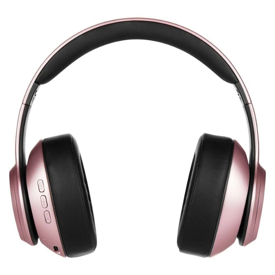 VolkanoX Quasar Series Bluetooth Headphones - Rose Gold VK-2021-RG - Image 2
