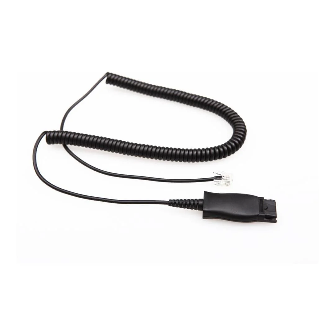 VT 3m QD AVAYA HIS to RJ09 PLT Headset cable PLT-QD-HIS-RJ09