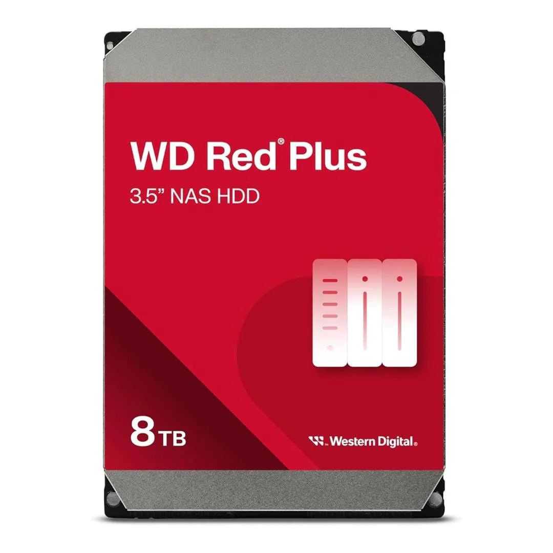 WD Red Plus 3.5-inch 8TB SATA III Internal HDD WD80EFPX